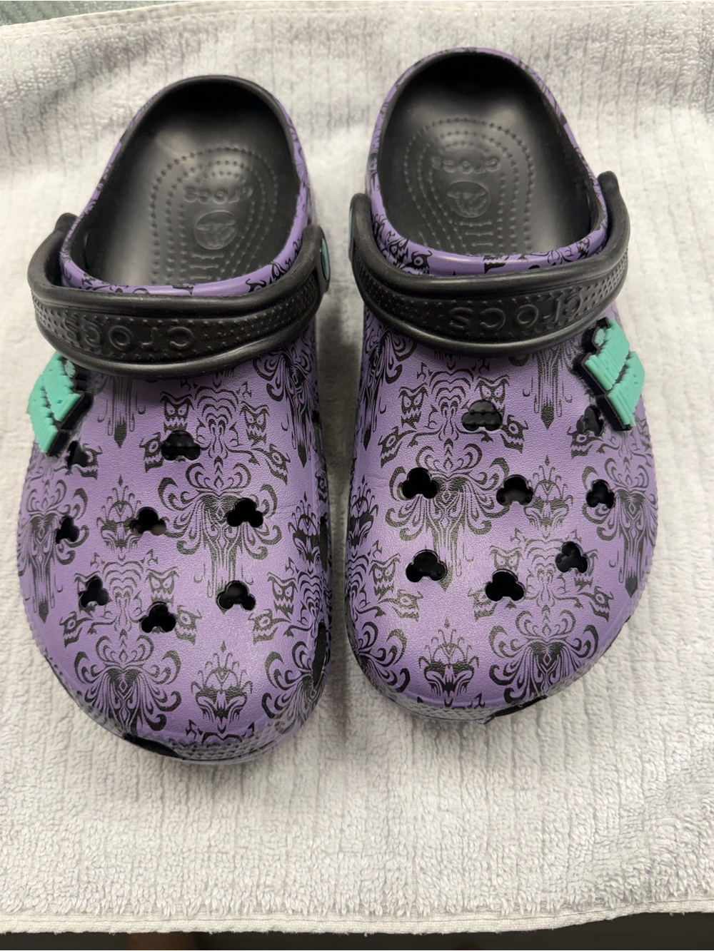 Crocs Adult' Purple Patterned Classic Clog